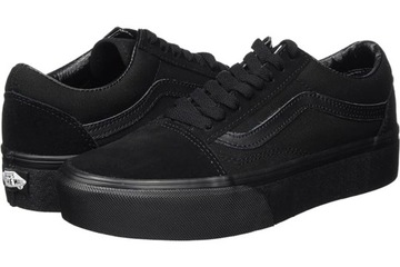 Trampki VANS OLD SKOOL damskie na platformie tenisówki czarne r. 41