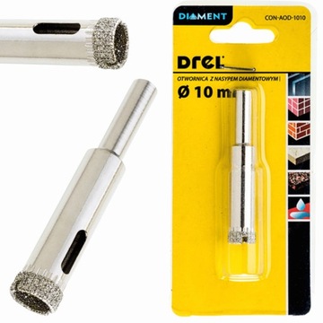 OTWORNICA DIAMENTOWA KORONKA DO GRESU PŁYTEK 10mm