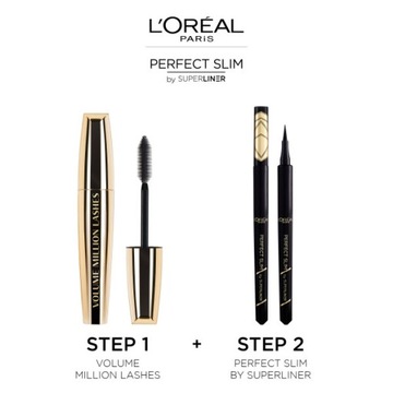 L'OREAL Perfect Slim карандаш-подводка для глаз 01 Интенсивный
