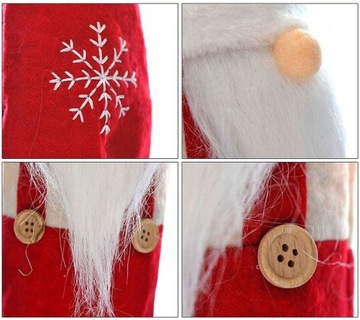 ФЕРТОВАЯ КРЫШКА ДЛЯ БУТЫЛКИ ВИНО РОЖДЕСТВЕНСКАЯ ОДЕЖДА ПОДАРОК ​​САНТА-ЭЛЬФУ