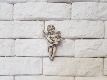 Гипсовый барельеф Ангел с гитарой, Амур ПОДАРОК