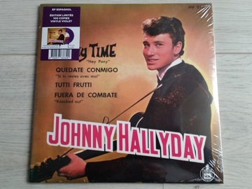 JOHNNY HALLYDAY - Pony Time (Violet Vinyl ''7)