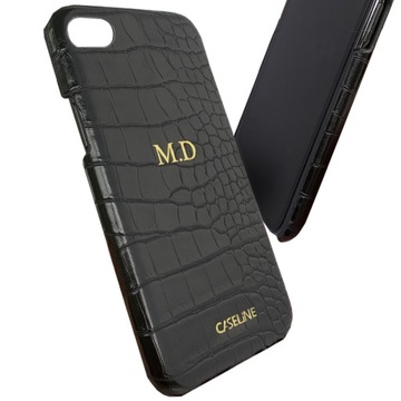 Etui Monogram case inicjały do iPhone 7 / 8 +SZKŁO