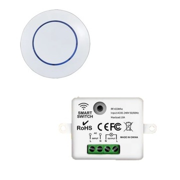 Przełącznik, Przekakaźnik, Sterownik Radiowy RF433MHz plus Włącznik