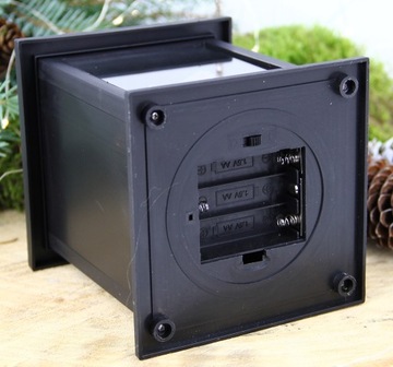 КАМИН LED ФОНАРЬ имитация пламени огня 22см