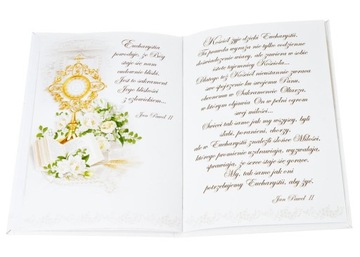 Сувенир Первого Причастия от Крестного Отца PLN.