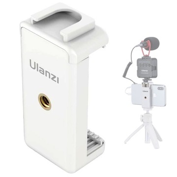 Adapter z zimną stopką na statyw 1/4 do Telefonu ULANZI ST-07 - BIAŁY