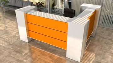 Стойка ресепшн R43 LED 250х200см с подсветкой