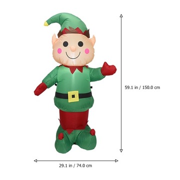 НАДУВНЫЕ НОВОГОДНИЕ УКРАШЕНИЯ НАДУВНЫЕ УКРАШЕНИЯ ELF ХРАНЕНИЕ РАЗВЛЕЧЕНИЙ