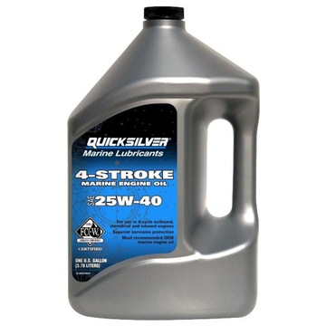 Olej Quicksilver 4-stroke SAE 25W-40 a-4L