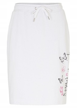 (46/1279) BPC SPÓDNICA DRESOWA Z NADRUKIEM r.52/54