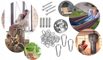 МОНТАЖНЫЙ КОМПЛЕКТ ДЛЯ КАЧЕЛЕЙ-ГАМАКОВ STRONG HOOK