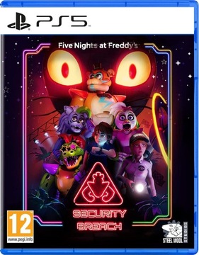 FNAF Wersja pudełkowa Security Breach PS5 Freddy's