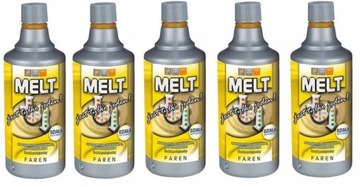 ŚRODEK PŁYN DO UDRAŻNIANIA RUR KANALIZACJI MELT 750ml BARDZO MOCNY 5 SZT.
