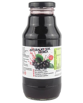 SOK Z ARONII ARONIA TŁOCZONY 100% NFC ŚWIEŻY 300ml