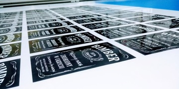 Наклейки с логотипом 4х4 см 250 шт.