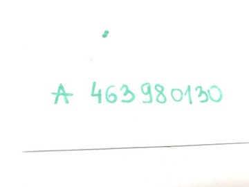 LIŠTA ČELNÍ OKNO LEVÝ PŘEDNÍ G TŘÍDA W463 A4636980130