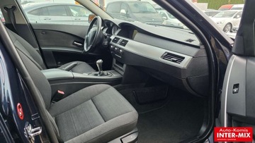 BMW Seria 5 E60 Sedan 2.5 525i 218KM 2006 BMW Seria 5 Zarejestrowany kombi bogata wersja gaz LPG 2.5 BenzynaLPG, zdjęcie 26