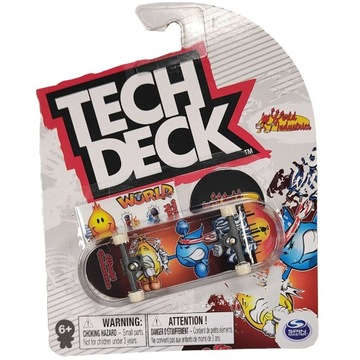 DESKOROLKA WORLD INDUSTRIES KROPLE FINGERBOARDS + NAKLEJKI TECH DECK