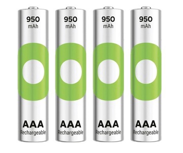 4x Akumulator GP ReCyko 950mAh 1.2V AAA NiMH LUZ