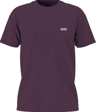 T-shirt Vans Left Chest Logo - Blackberry Wine
