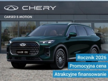 Chery Tiggo 9 SUV PHEV 1.5 Super Hybrid 428KM 2026 Chery Tiggo 9 2026 Aurora Green Dostepne od reki 1.5 Hybryda Plug-in