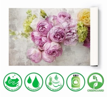 коврик для рабочего стола, защитный коврик с цветами, нарисованный