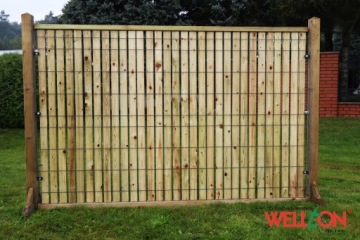 Полоса забора, штакетник 14х43х1600