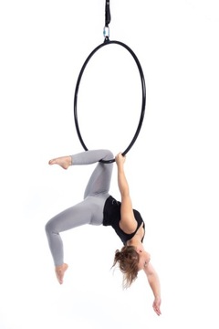 Комплект ремня с проушинами Aerial Hoop — цирковой обруч, готовый к подвешиванию дома.