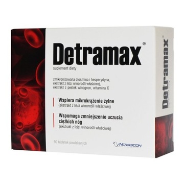 Detramax, diosmina 60 tabletek