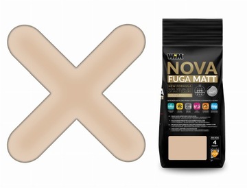 FUGA cementowa NOVA MATT elastyczna CAPPUCINO 2 kg