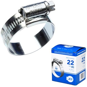 Obejma opaska ślimakowa Hi-Grip 14-22 opk.10 szt