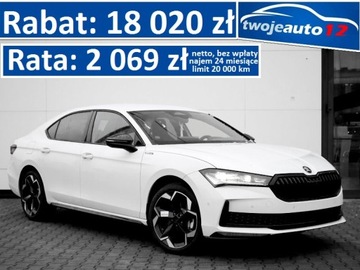Skoda Superb IV Liftback 2.0 TSI 265KM 2025 Skoda Superb Sportline Limuzyna 2.0 TSI 4x4 265 KM, SKÓRA, HAK, Head-up DCC