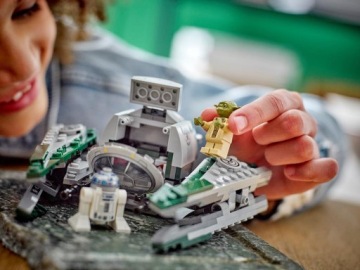 ЛЕГО БЛОКИ | STAR WARS 75360 ДЖЕДАЙ ЗВЕЗДНЫЙ ИСТРЕБИТЕЛЬ ЙОДА ДРОИД R2-D2 + СУМКА