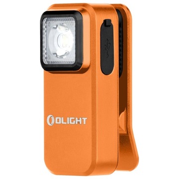 Latarka akumulatorowa EDC Olight Oclip Orange - 300 lumenów + GRATIS