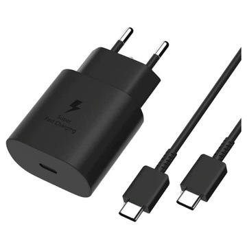 ОРИГИНАЛЬНОЕ ЗАРЯДНОЕ УСТРОЙСТВО SAMSUNG Быстрая сеть 25 Вт КАБЕЛЬ USB C Быстрая зарядка