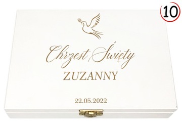 ПОДАРОЧНАЯ КОРОБКА ДЛЯ СВЯТОГО ПРИЧАСТИЯ, КРЕЩЕНИЯ, ДЕНЕГ, ГРАВИРОВКИ УКРАШЕНИЙ