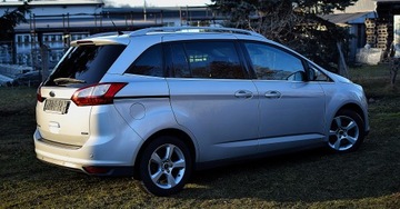 Ford C-MAX II Minivan 1.0 EcoBoost 125KM 2015 Ford Grand C-Max TITANIUM 79tys km Bezwypadkowy 1 Właściciel Nowy Rozrząd, zdjęcie 4