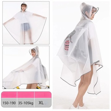 High Quality New Mens Womens Cycling Bicycle Bike Raincoat Rain Cape