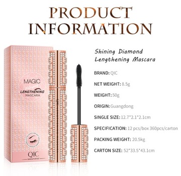 Тушь 4D + утолщающие волокна Lash Brow SET