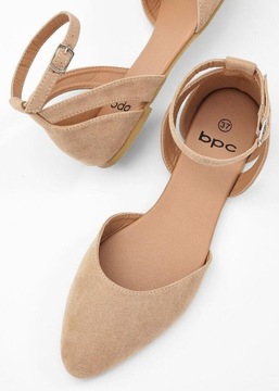 BONPRIX БАЛЕТКИ С ПОЯСОМ __39