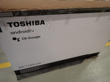 Телевизор TOSHIBA 65UA2063DG UHD AndroidTV — поврежден