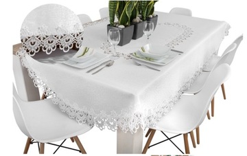OBRUSY OBRUS GIPIURA PLAMOODPORNY 90x200 OWAL