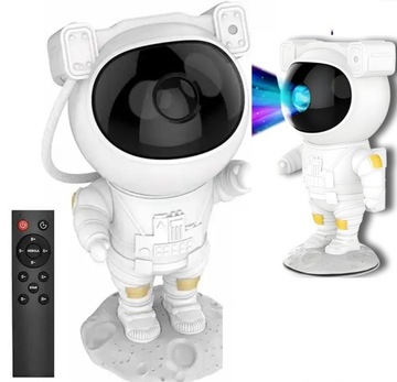PROJEKTOR GWIAZD NIEBA LED LAMPKA NOCNA ASTRONAUTA