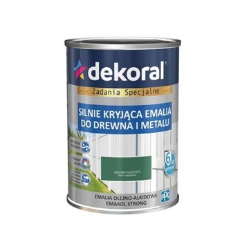 DEKORAL EMAKOL Emailia Zielony Soczysty Połsk 0,9L