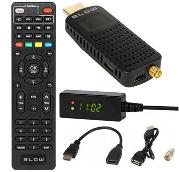 TUNER CYFROWY TV DVB-T2 H.265 HEVC HDMI DEKODER HD