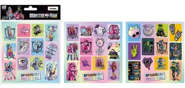NAKLEJKI KWADRAT MONSTER HIGH STK PBH 1/1500 STICKERBOO-NAKLEJKI