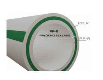 PP-R RURA ZGRZEWANA POLIPROPYLEN FI 32 STABI GLASS