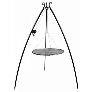 Grill trójnóg 200 cm - ruszt 80 cm + kołowrotek