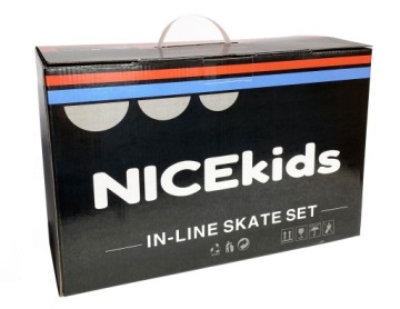 Комплект роликовых коньков KASK, защита, роликовые коньки 30-33 nieb171